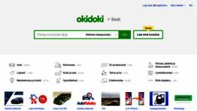 What Okidoki.ee website looked like in 2019 (5 years ago)