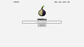 What Onion.si website looked like in 2019 (5 years ago)