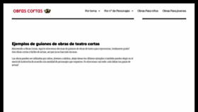 What Obrascortas.com website looked like in 2019 (5 years ago)