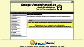 What Omega-versandhandel.de website looked like in 2019 (5 years ago)