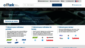 What Offtek.fr website looked like in 2019 (5 years ago)