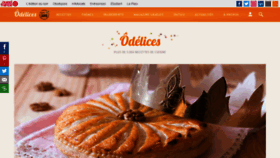 What Odelices.com website looked like in 2019 (5 years ago)