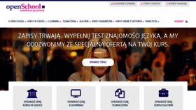 What Openschool.pl website looked like in 2019 (5 years ago)