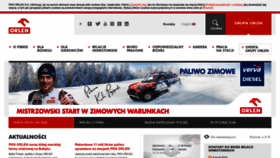 What Orlen.pl website looked like in 2019 (5 years ago)