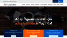What Oidb.hitit.edu.tr website looked like in 2019 (5 years ago)