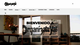 What Organizateya.com website looked like in 2019 (5 years ago)