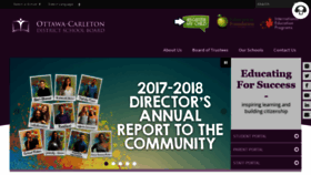 What Ocdsb.ca website looked like in 2019 (5 years ago)