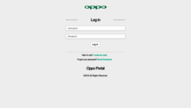 What Oppo-portal.com website looked like in 2019 (5 years ago)