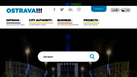 What Ostrava.cz website looked like in 2019 (5 years ago)