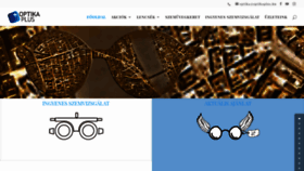 What Optikaplus.hu website looked like in 2019 (5 years ago)