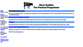 What Oualline.com website looked like in 2019 (5 years ago)