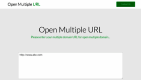 What Openmultipleurl.com website looked like in 2019 (5 years ago)