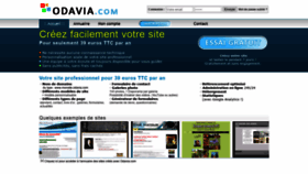 What Odavia.com website looked like in 2019 (5 years ago)