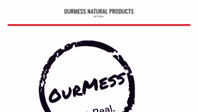 What Ourmess.net website looked like in 2019 (5 years ago)