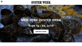 What Oysterweek.com website looked like in 2019 (5 years ago)