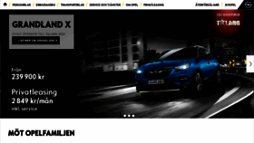 What Opel.se website looked like in 2019 (5 years ago)