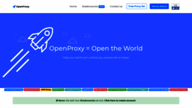 What Openproxy.co website looked like in 2019 (5 years ago)
