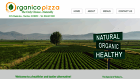 What Organicopizzanj.com website looked like in 2019 (5 years ago)