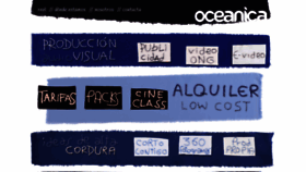 What Oceanicavisual.com website looked like in 2019 (5 years ago)
