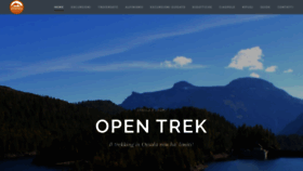 What Opentrek.it website looked like in 2019 (5 years ago)