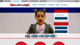 What Onceuponachild.com website looked like in 2019 (6 years ago)