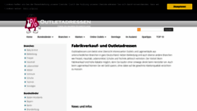 What Outletadressen.com website looked like in 2019 (5 years ago)