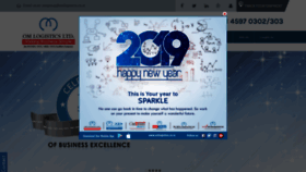 What Omlogistics.co.in website looked like in 2019 (7 years ago)