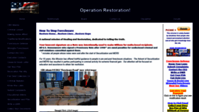 What Operationrest.org website looked like in 2019 (5 years ago)