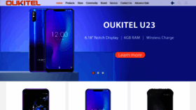 What Oukitel.com website looked like in 2019 (5 years ago)