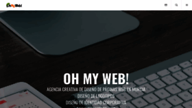 What Ohmyweb.es website looked like in 2019 (5 years ago)