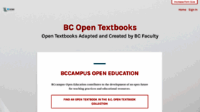 What Opentextbc.ca website looked like in 2019 (5 years ago)