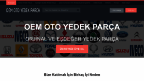 What Oemotoyedekparca.com website looked like in 2019 (5 years ago)
