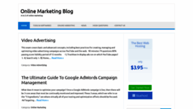 What Onlinemarketingtrix.com website looked like in 2019 (5 years ago)