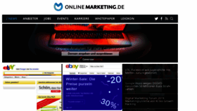 What Onlinemarketing.de website looked like in 2019 (5 years ago)