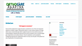 What Orthocarebhopal.in website looked like in 2019 (5 years ago)