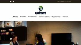What Optimumchiro.com website looked like in 2019 (5 years ago)