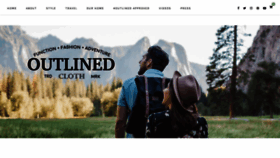 What Outlinedcloth.com website looked like in 2019 (5 years ago)