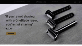 What Onebladeshave.com website looked like in 2019 (5 years ago)