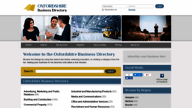What Oxfordshire-business-directory.co.uk website looked like in 2019 (5 years ago)