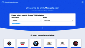 What Onlymanuals.com website looked like in 2019 (5 years ago)