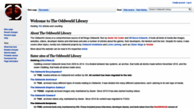 What Oddworldlibrary.net website looked like in 2019 (5 years ago)