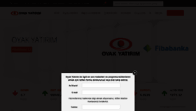 What Oyakyatirim.com.tr website looked like in 2019 (5 years ago)