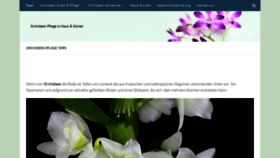 What Orchideen-pflege.net website looked like in 2019 (5 years ago)
