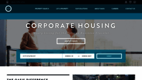 What Oasiscorporatehousing.com website looked like in 2019 (5 years ago)