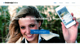 What Onderwijsonline.nl website looked like in 2019 (5 years ago)