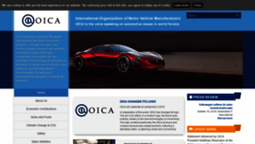 What Oica.net website looked like in 2019 (5 years ago)