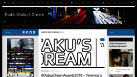 What Otakus-dream.com website looked like in 2019 (5 years ago)