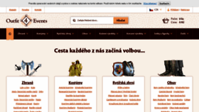 What Outfit4events.cz website looked like in 2019 (5 years ago)