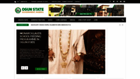 What Ogunstate.gov.ng website looked like in 2019 (5 years ago)
