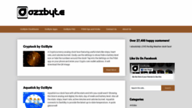 What Ozibyte.com website looked like in 2019 (5 years ago)